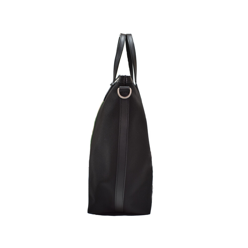 Gucci Bag Leather Strap Shoulder Tote Sherry Black Line